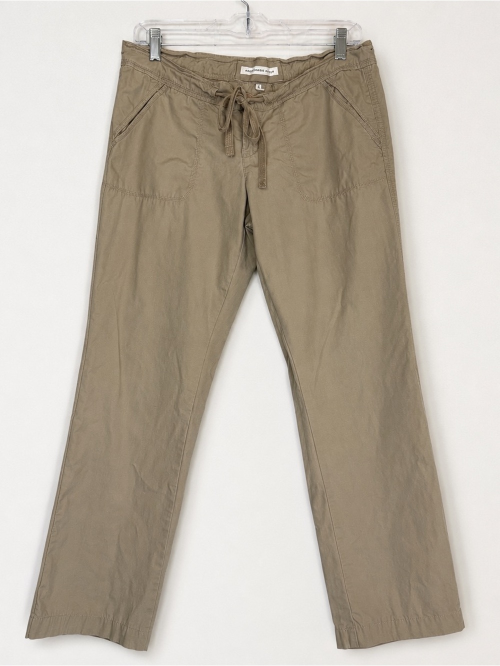 Abercrombie & Fitch Women’s Khaki Y2K Utility Cargo Pants Size Medium Vintage